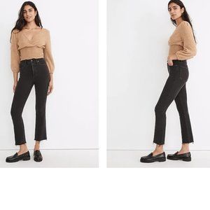 Madewell Cali Demi Boot Jeans in Edmunds Wash. Raw Hem Size  29